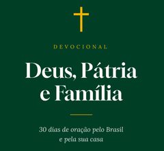 Capa: Devocional: Deus, Pátria e Família