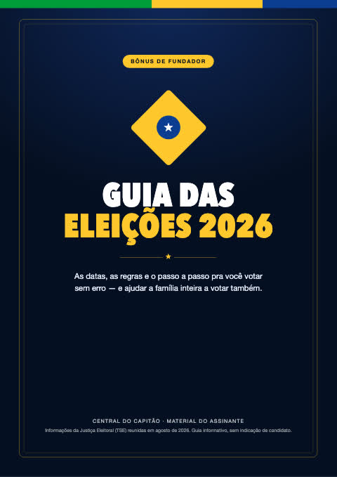 Capa: Guia das Eleições 2026